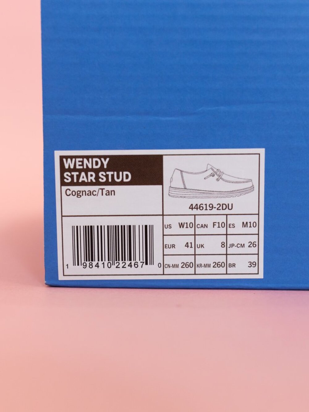 Hey Dude Wendy Star Studded Women's Size 10 Canvas Loafer Tan Comfort Travel - Picture 2 of 9